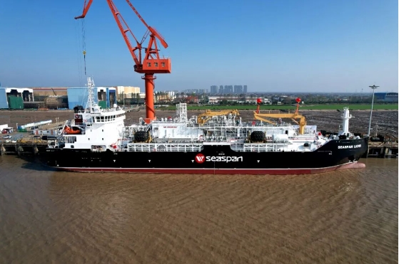 第二艘7600立方米LNG加注船交付 中集安瑞科向加拿大船东